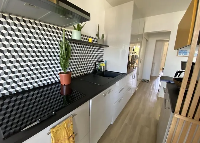 Apartment T3 Avec Terrasse, Parking Et Wifi A - Fr-1-374-163 *